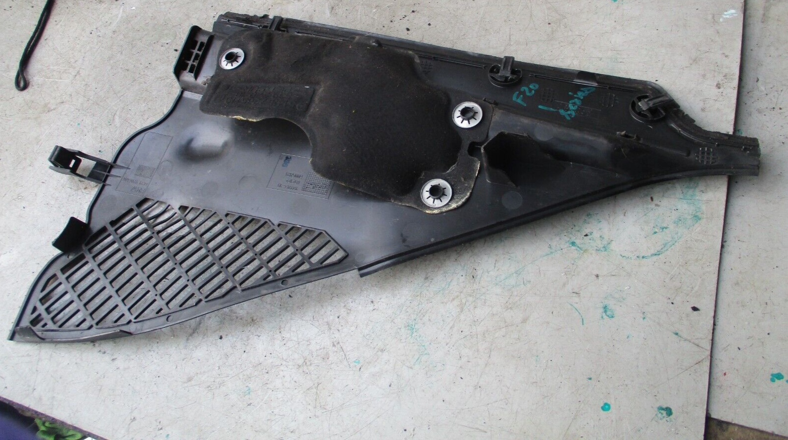 2013 BMW 1 SERIES F20 FRONT WINDSCREEN SCUTTLE PANEL 190746-10