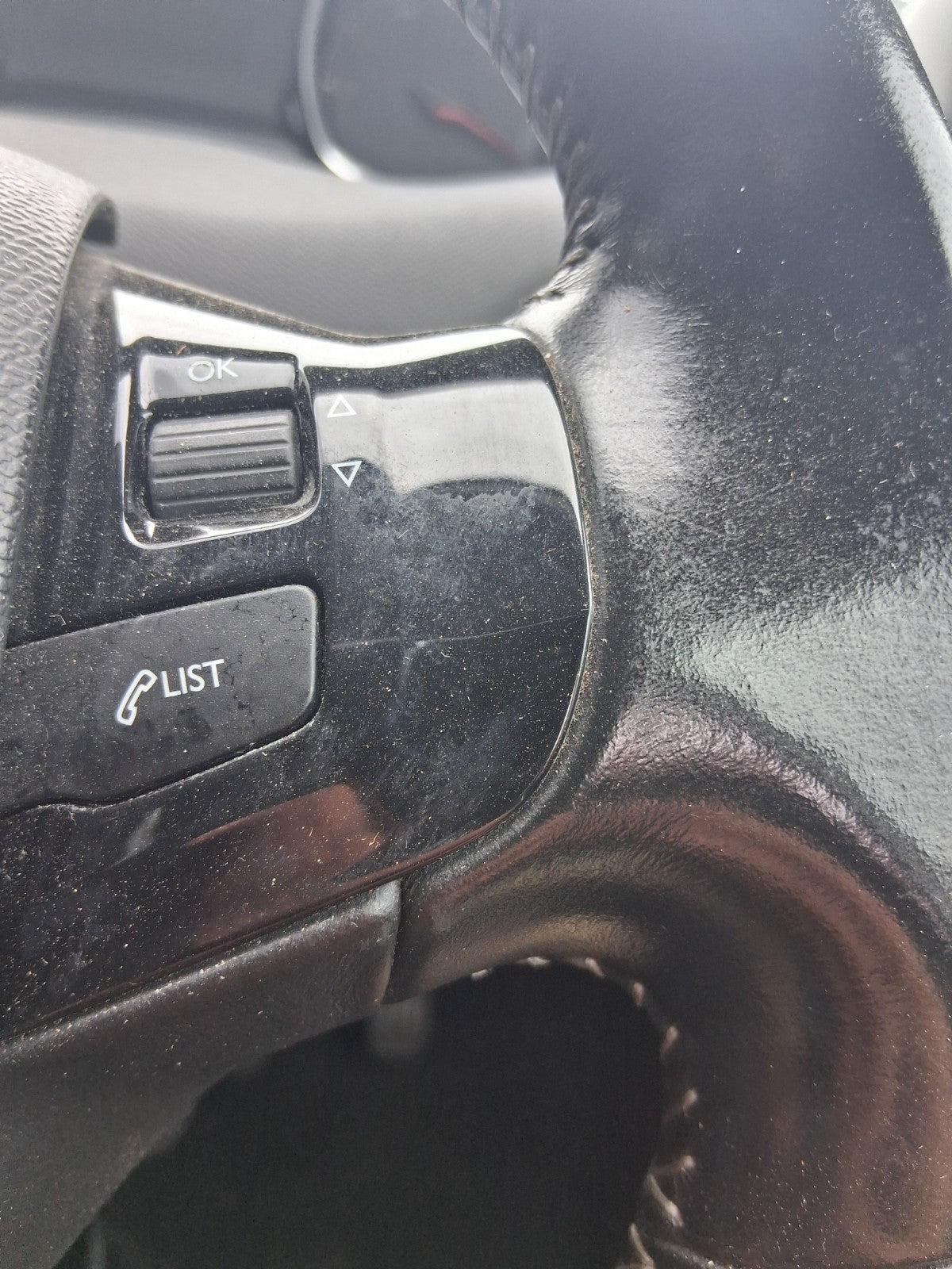 2015 PEUGEOT 308 MK2 ESTATE MULTIFUNCTIONAL STEERING WHEEL WITHOUT AIRBAG
