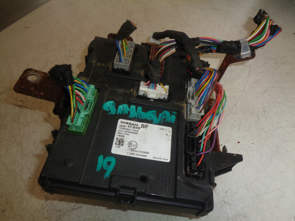NISSAN QASHQAI J11 MK2 2018 ECU BOARD CONTROL MODULE 284B14CB8B