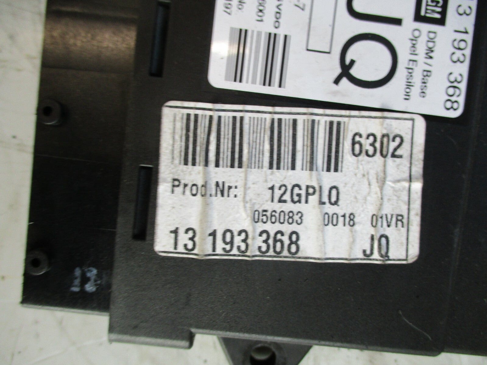 VAUXHALL VECTRA C MK2 CENTRAL DOOR LOCK CONTROL MODULE ECU 13193368