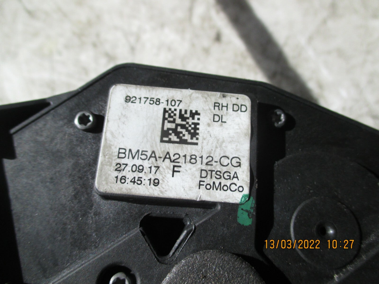 FORD FOCUS 2017 MK3 OSF FRONT DRIVER SIDE DOOR LOCK MECHANISM BM5AA21812