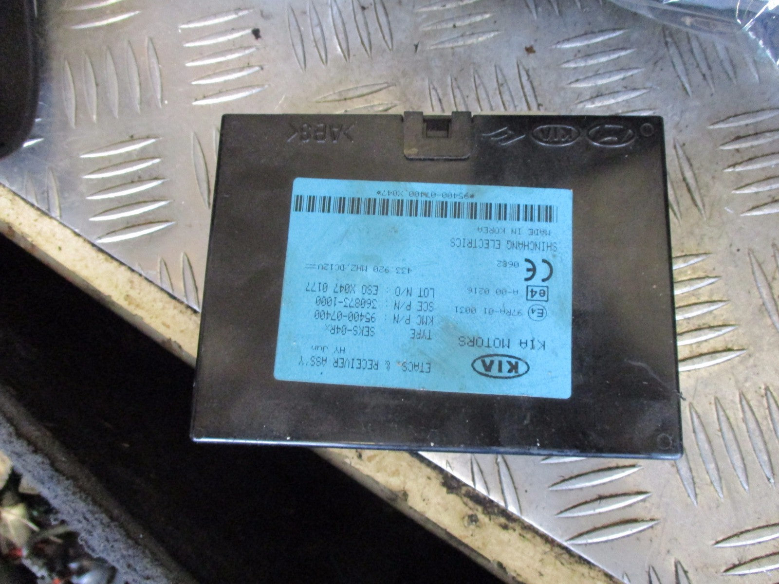 KIA PICANTO MK1 BA 2004 RECEIVER ECU 95400-07400 ETACS