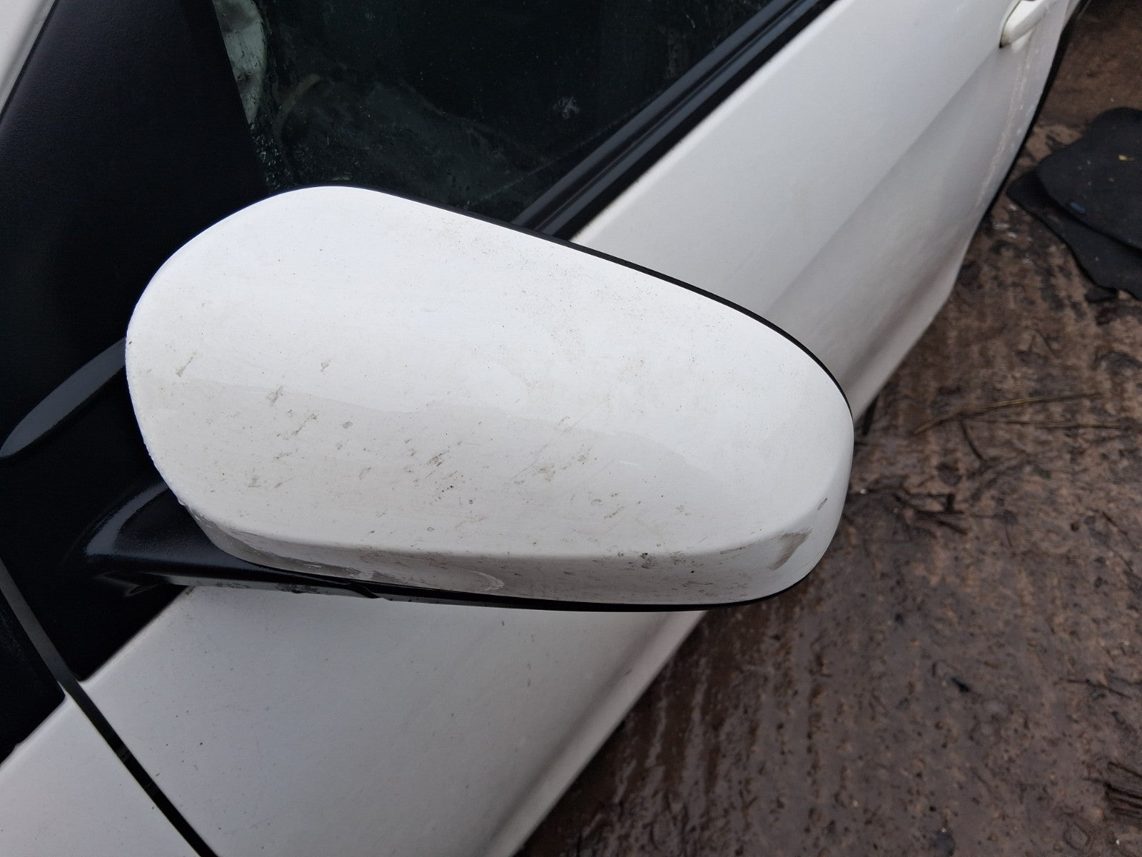 2019 PEUGEOT 108 3 DOOR MK2 NSF PASSENGER SIDE FRONT LEFT WING MIRROR WHITE
