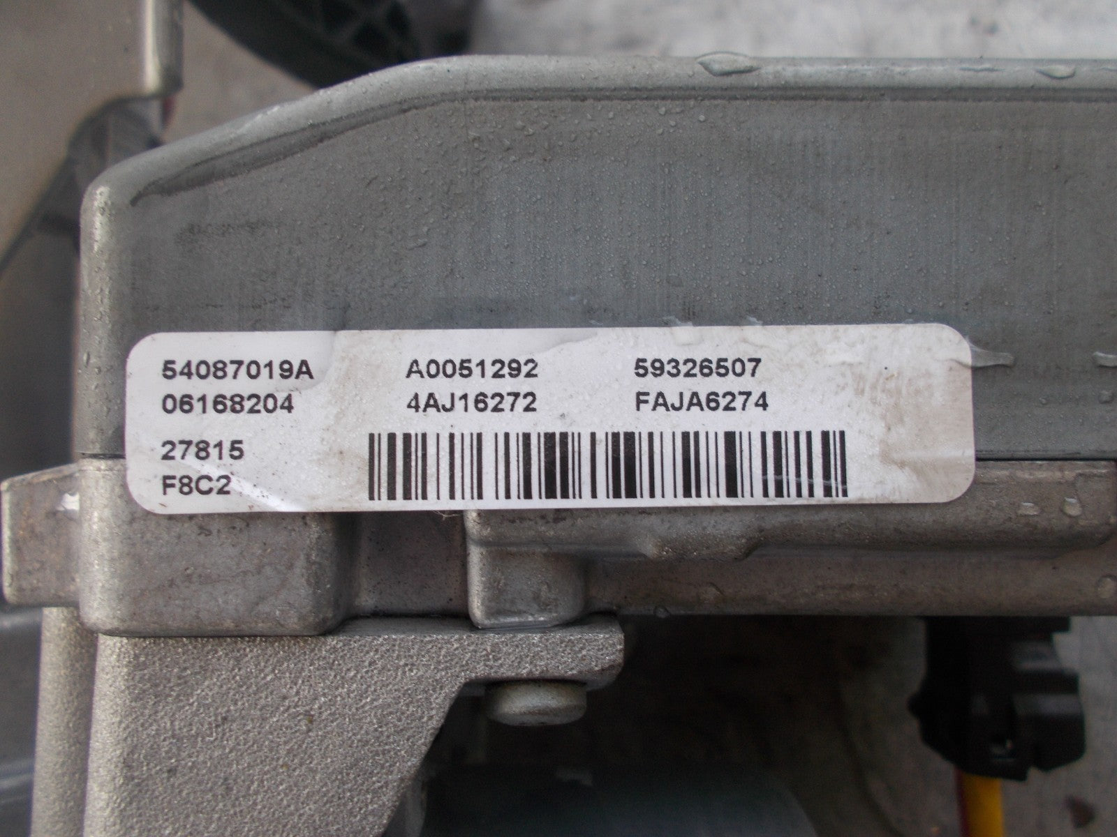 FORD TRANSIT COURIER 2014-2018 PAS POWER STEERING COLUMN AY113C529DU