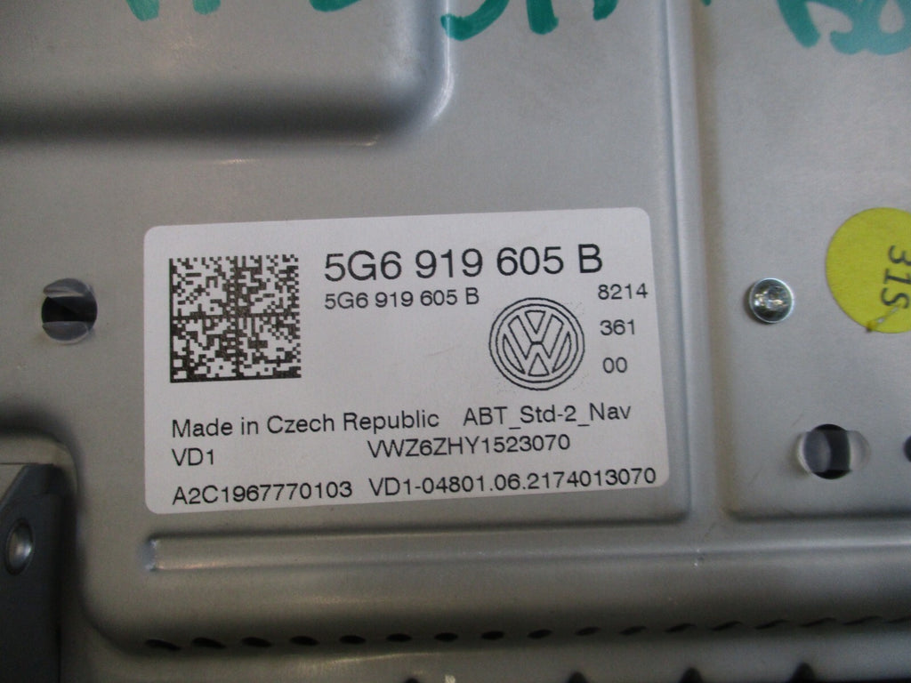 2021 VOLKSWAGEN PASSAT B8 SAT NAV HEAD UNIT DISPLAY SCREEN 5G6919605B 3G5035820D