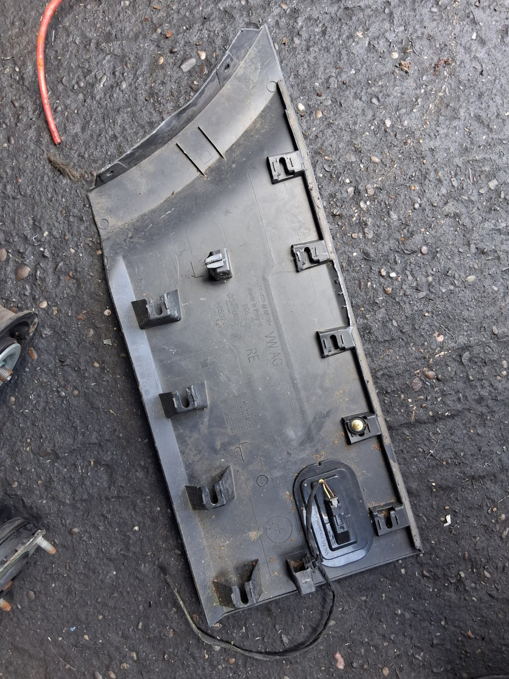 2022 VOLKSWAGEN CRAFTER MK2 OSR DRIVER SIDE REAR RIGHT MOULDING TRIM 7C0853754