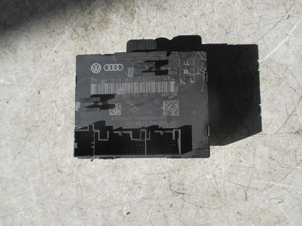 AUDI A1 8X 2015 OSR DRIVER SIDE CONTROL MODULE 8X0959795D