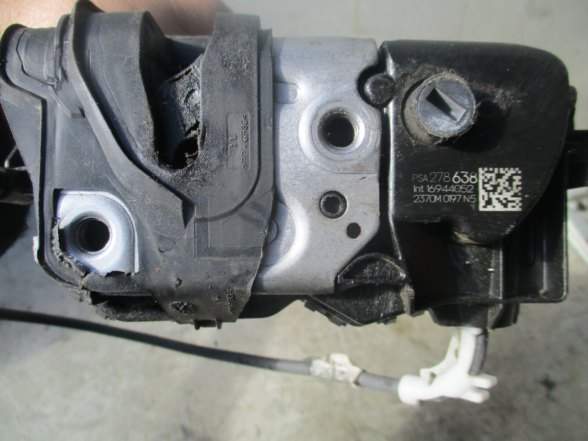 2013 PEUGEOT 5008 OSR REAR DRIVER SIDE DOOR LOCK 006241