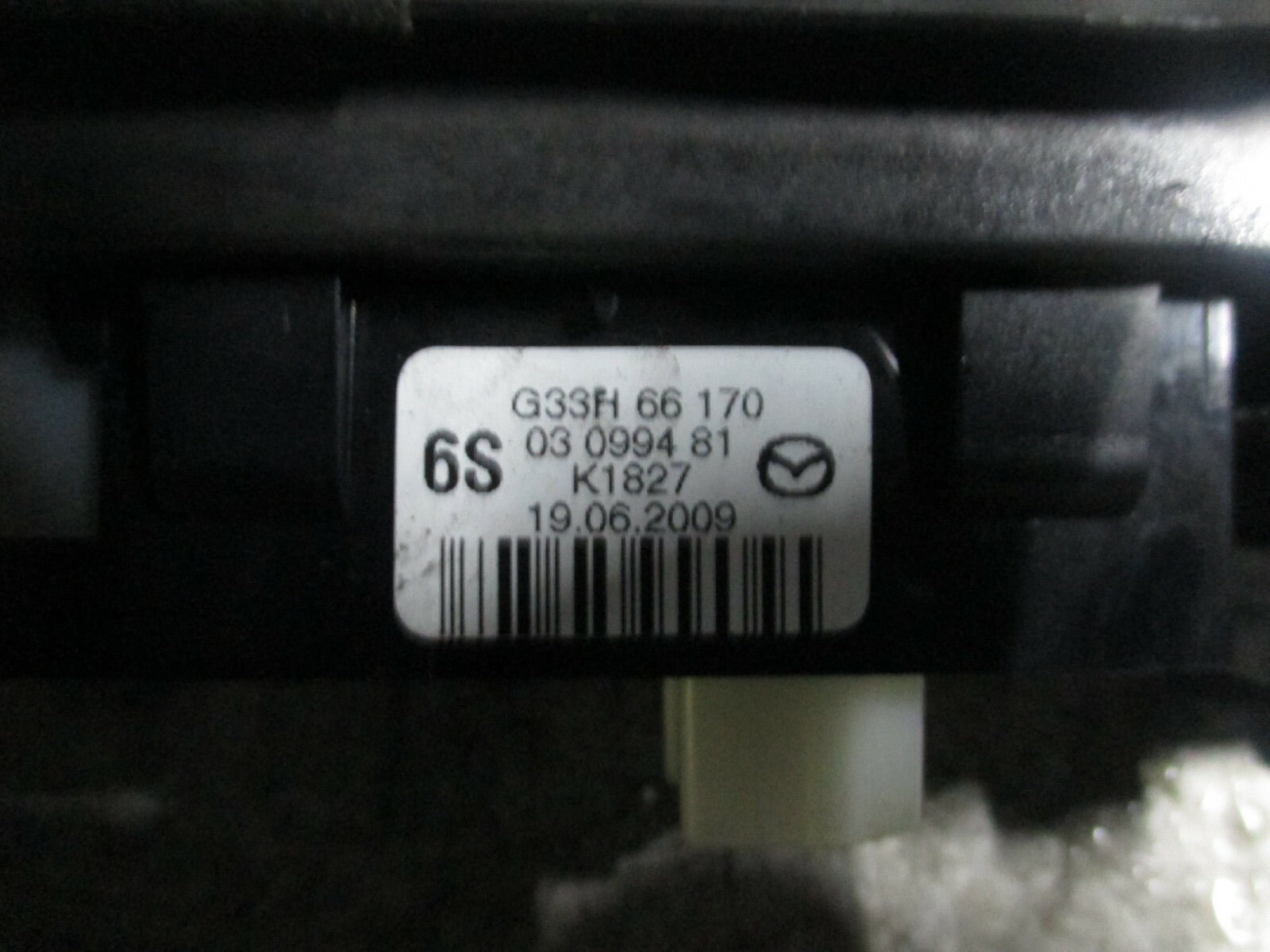 MAZDA 6 2009 MK2 AFS OFF DSC OFF RVM SWITCHES G33H66170