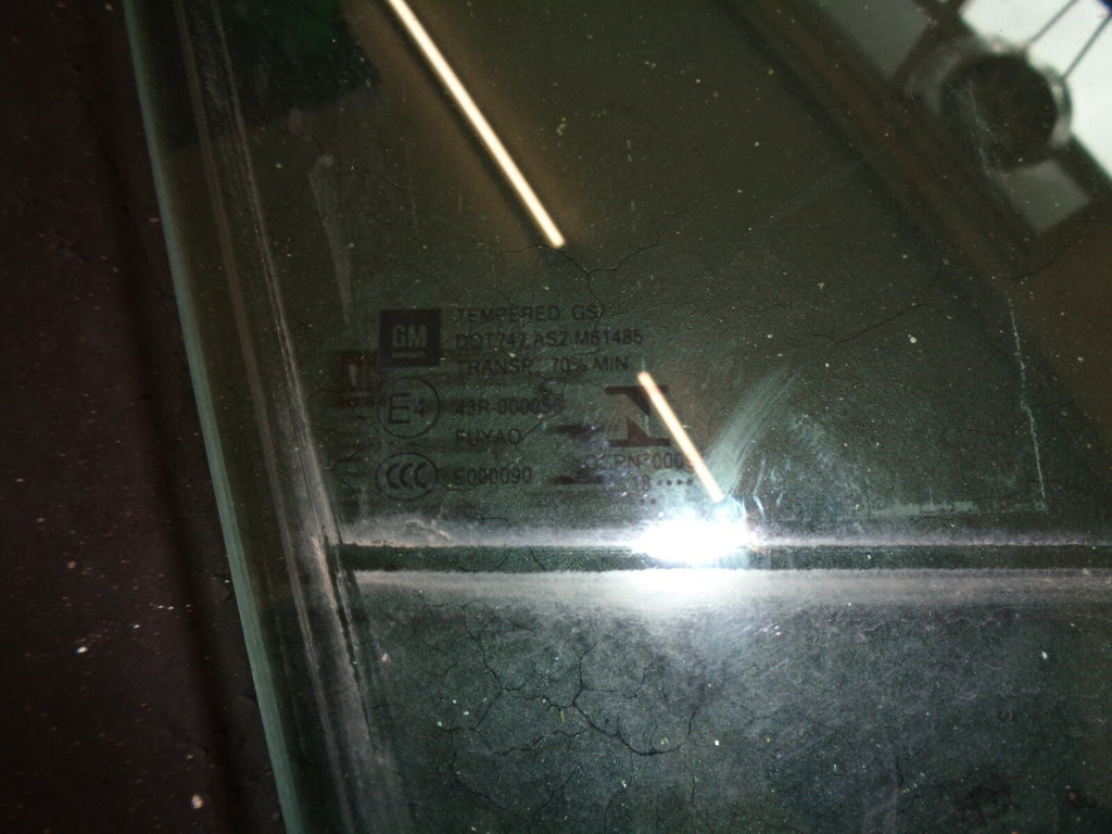 VAUXHALL INSIGNIA 2019 O/S/F DRIVER SIDE FRONT WINDOW GLASS E4 43R000056