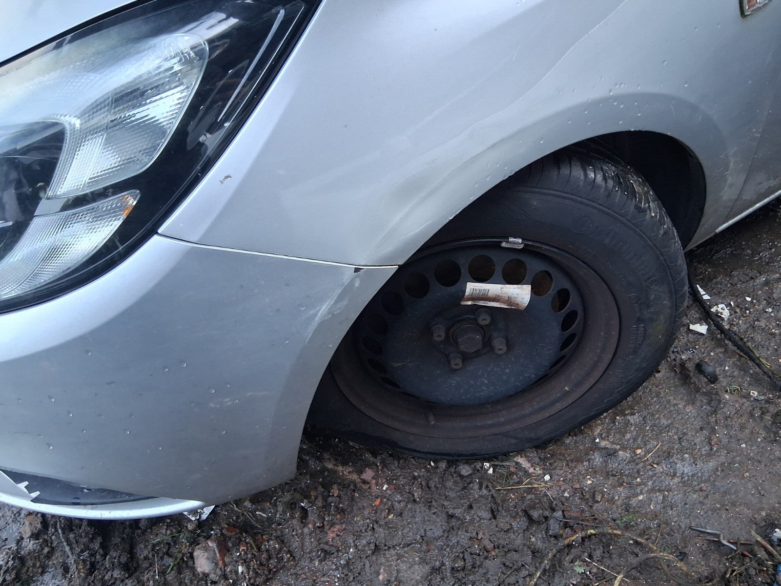 2018 VAUXHALL CORSA E CORSA VAN 15 INCH STEEL WHEEL WITH TYRE 185/65R15