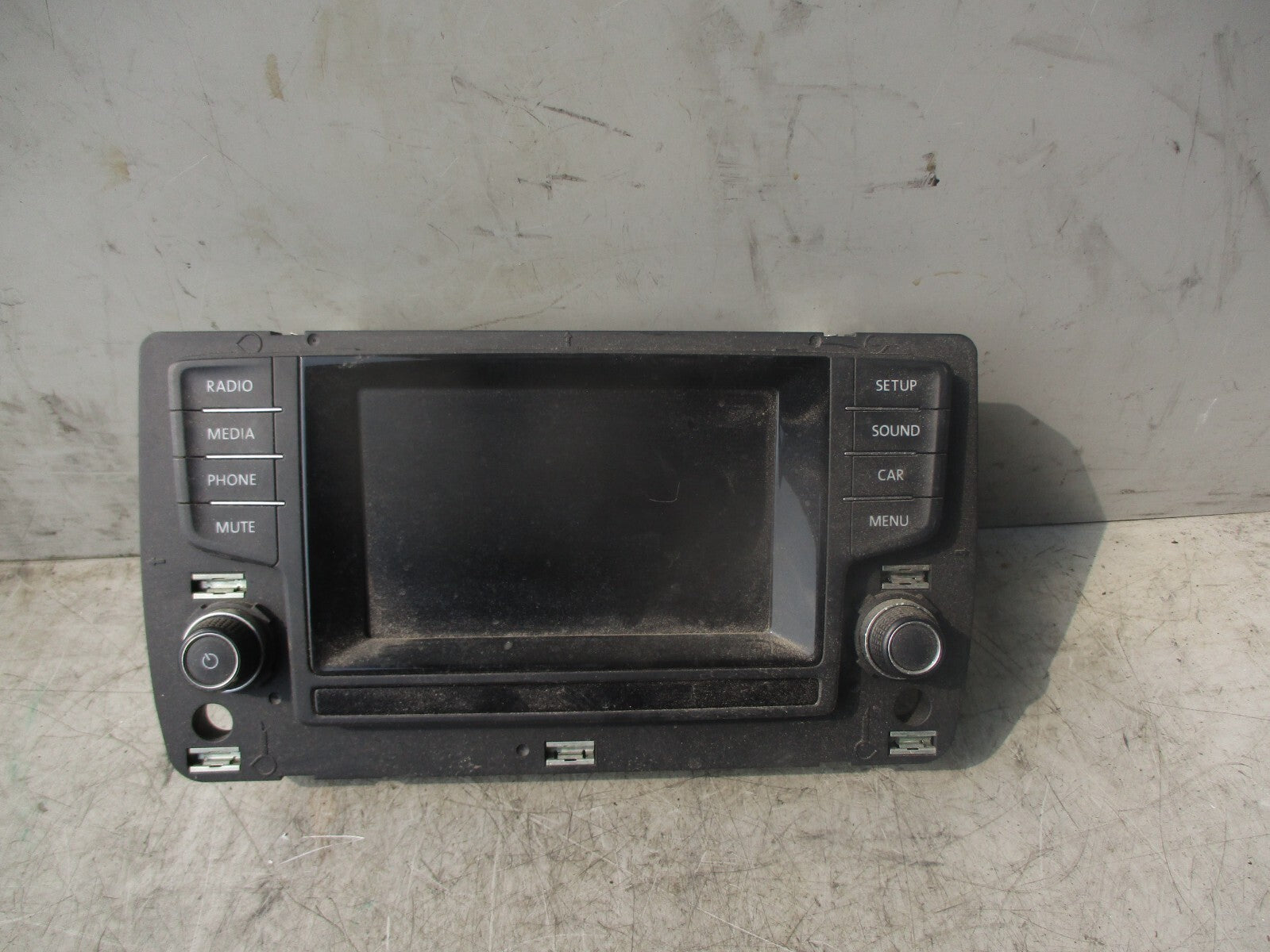 2015 VOLKSWAGEN GOLF MK7 SAT NAV MULTIMEDIA DISPLAY SCREEN UNIT 5G0919605