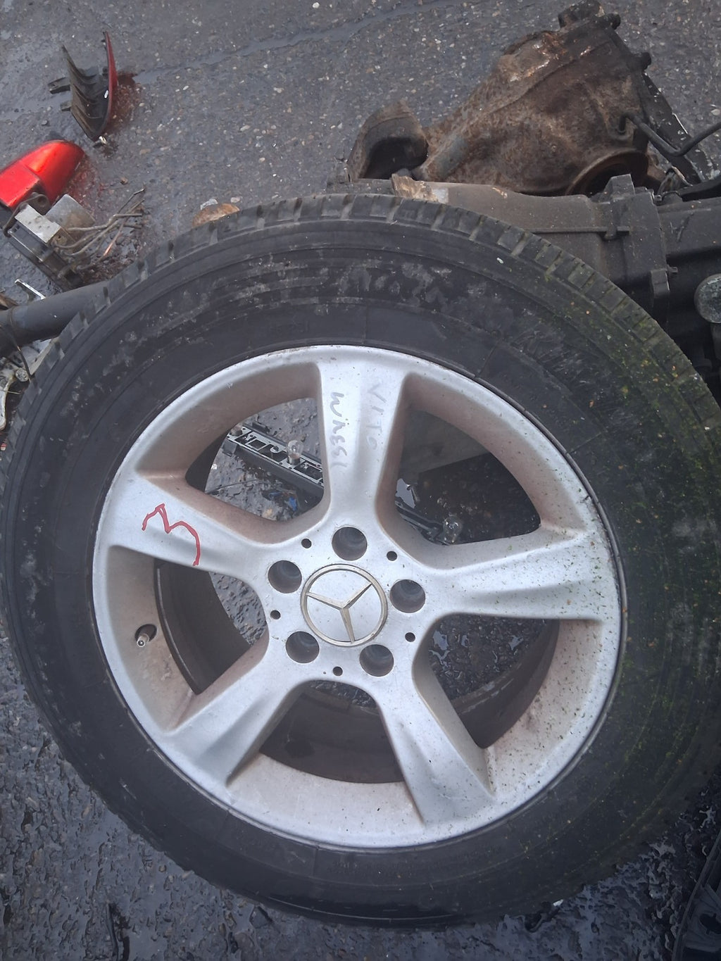 2007 MERCEDES BENZ VITO W639 16 INCH ALLOY WHEEL WITH TYRE 205/65R16