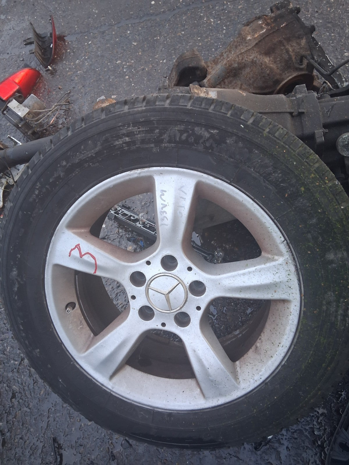 2007 MERCEDES BENZ VITO W639 16 INCH ALLOY WHEEL WITH TYRE 205/65R16