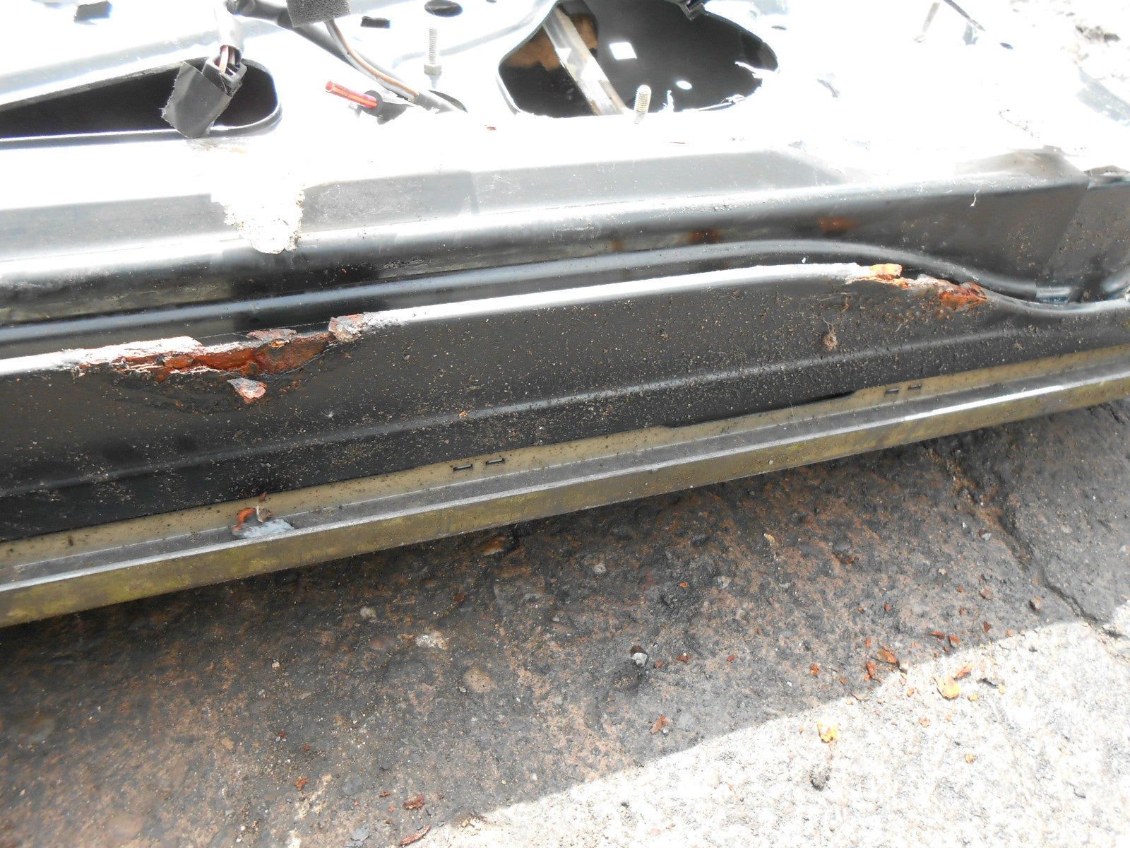 MERCEDES SL R129 1989 300SL NS PASSENGER SIDE BARE DOOR SHELL BLUE