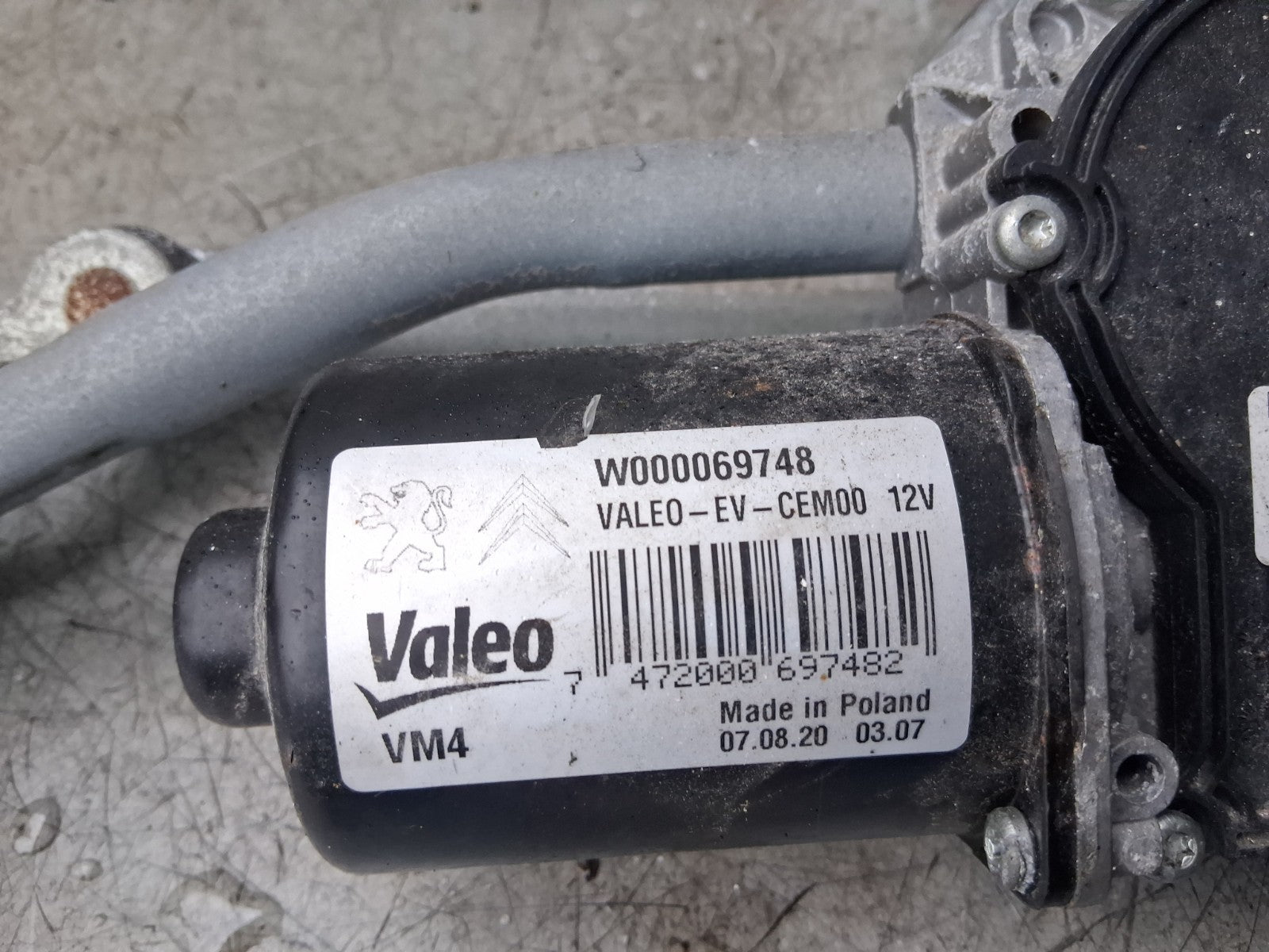 2021 VAUXHALL VIVARO MK3 FRONT WINDSCREEN WIPER MOTOR LINKAGE W000069748