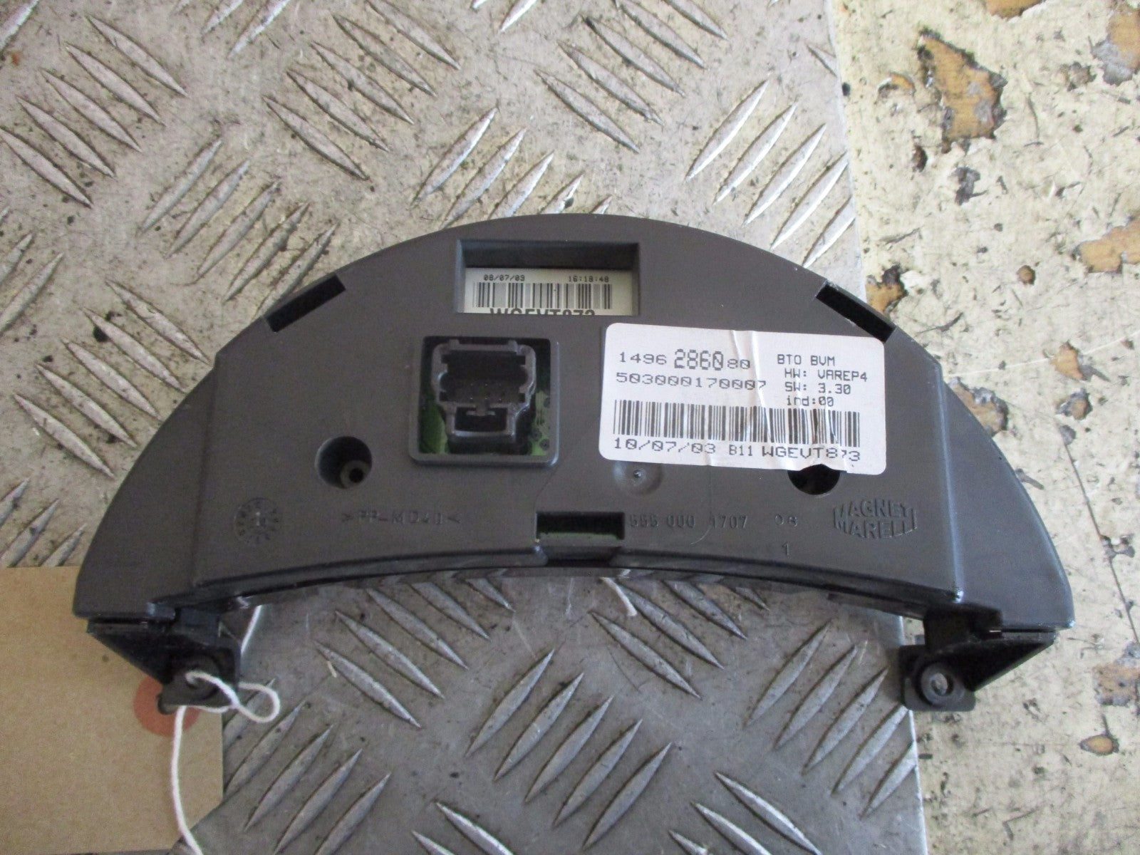 CITROEN C8 2003 SPEEDO CLOCKS INDICATOR INSTRUMENT CLUSTER DIALS 1496286080