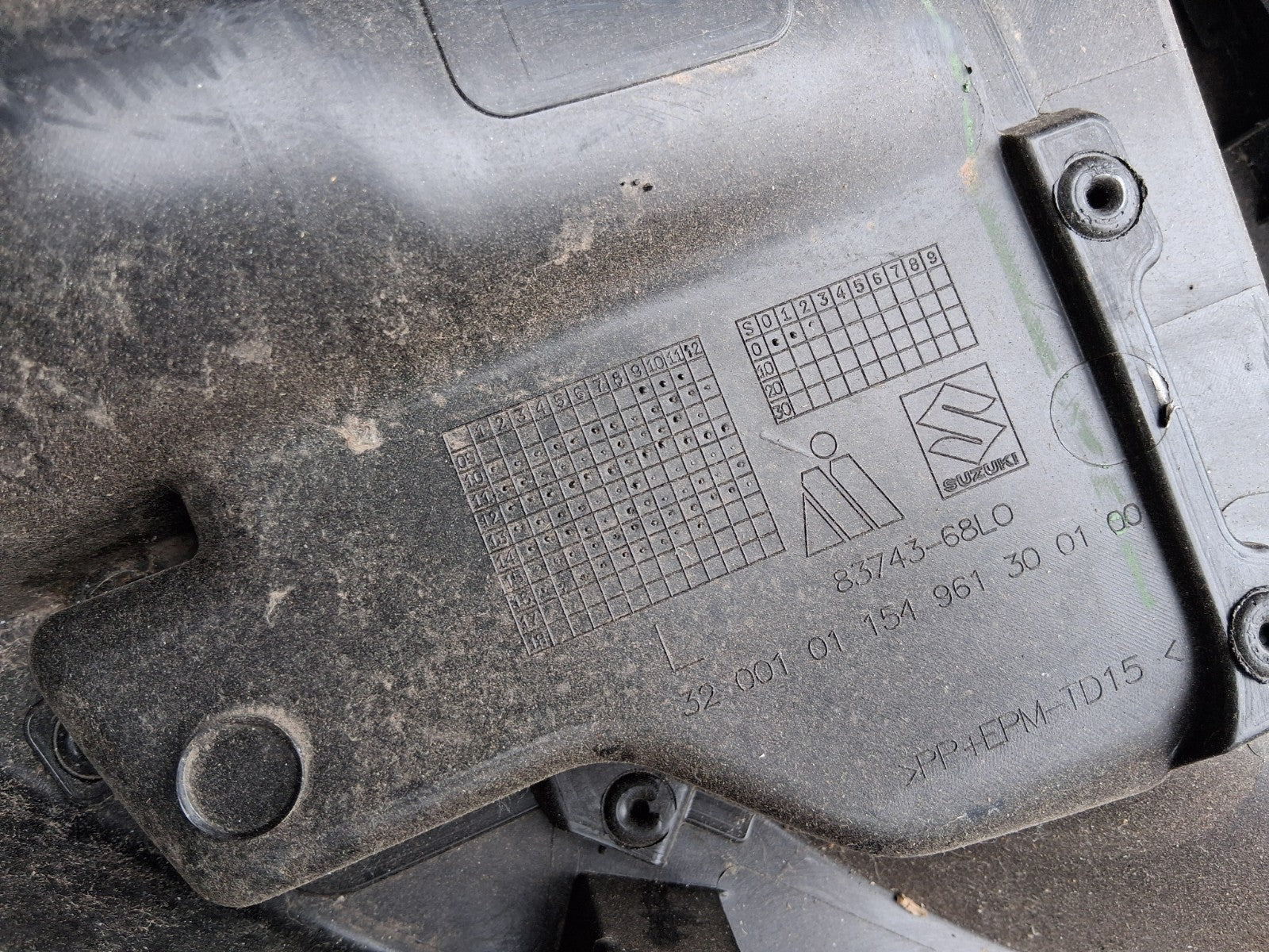 SUZUKI SWIFT MK3 2016 NSR PASSENGER SIDE REAR LEFT DOOR CARD PANEL