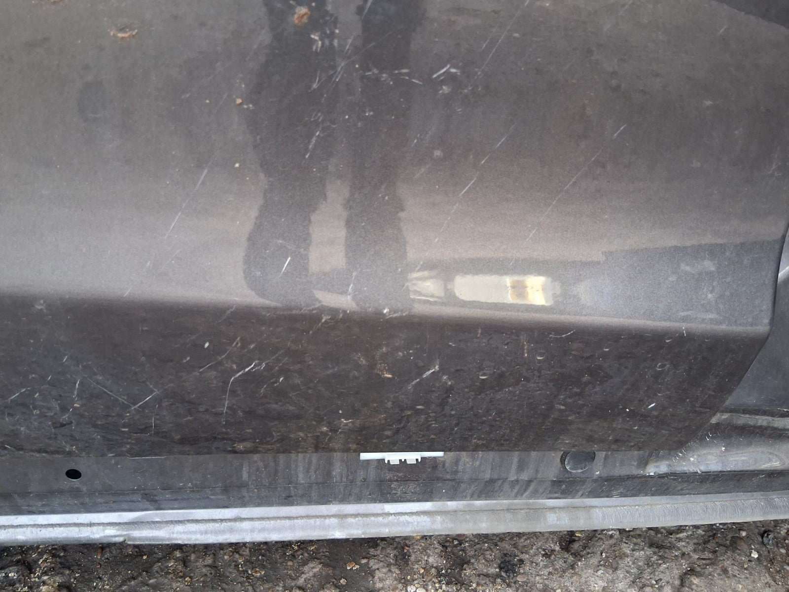 2022 ALFA ROMEO STELVIO 949 4Q OSR DRIVER SIDE REAR RIGHT BARE DOOR GREY