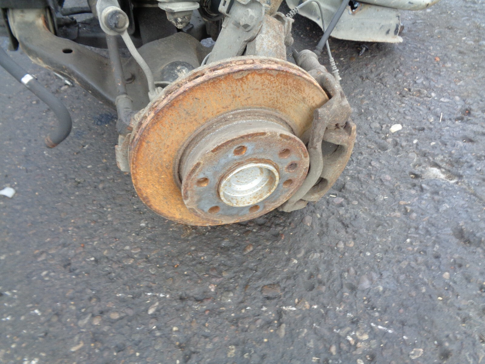 VOLKSWAGEN CRAFTER 2015 2.0 TDI NS PASSENGER SIDE FRONT SUSPENSION LEG COMPLETE
