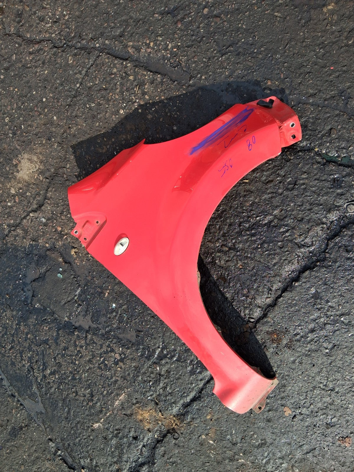 2008 CITROEN C1 MK1 OSF DRIVER SIDE FRONT WING PANEL RED