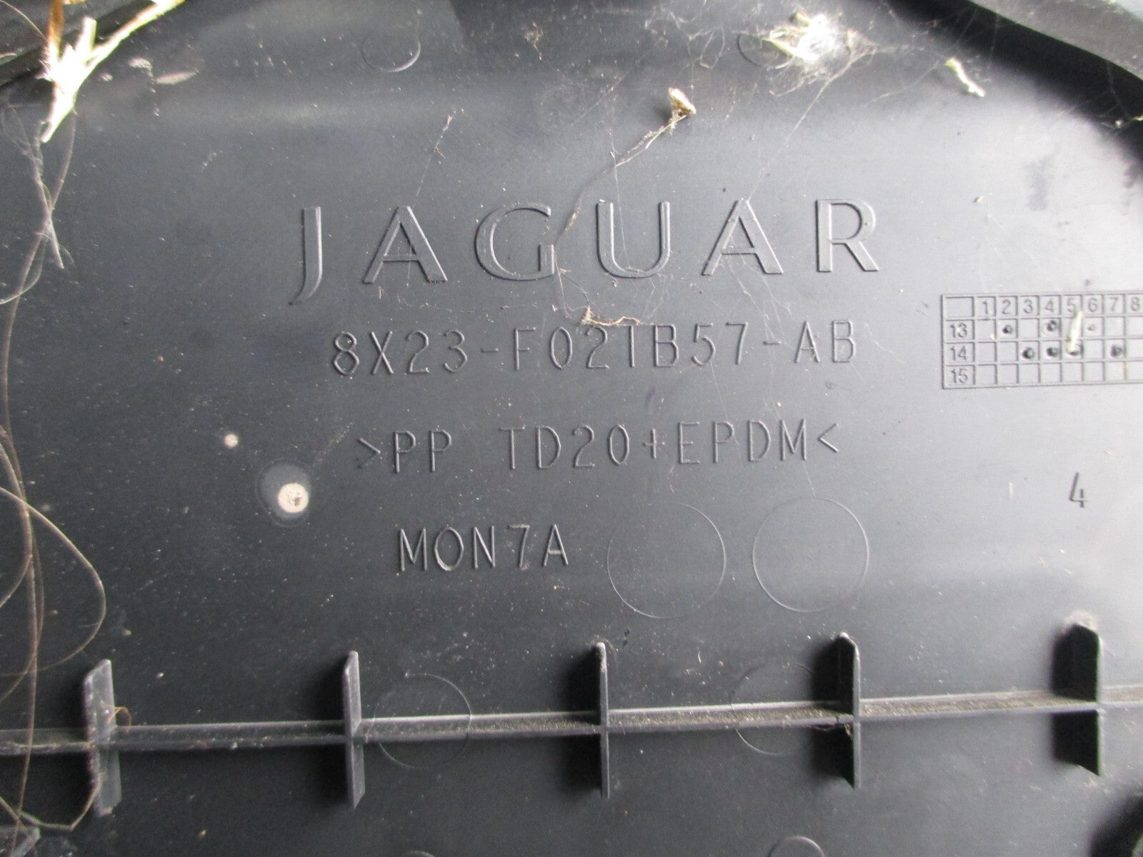 JAGUAR XF X250 2015 FRONT  SCUTTLE PANEL 8X23F021B57