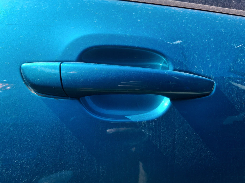 2023 CITREOEN C3 MK3 OSR DRIVER SIDE REAR DOOR HANDLE SPRING BLUE METALLIC EWJ