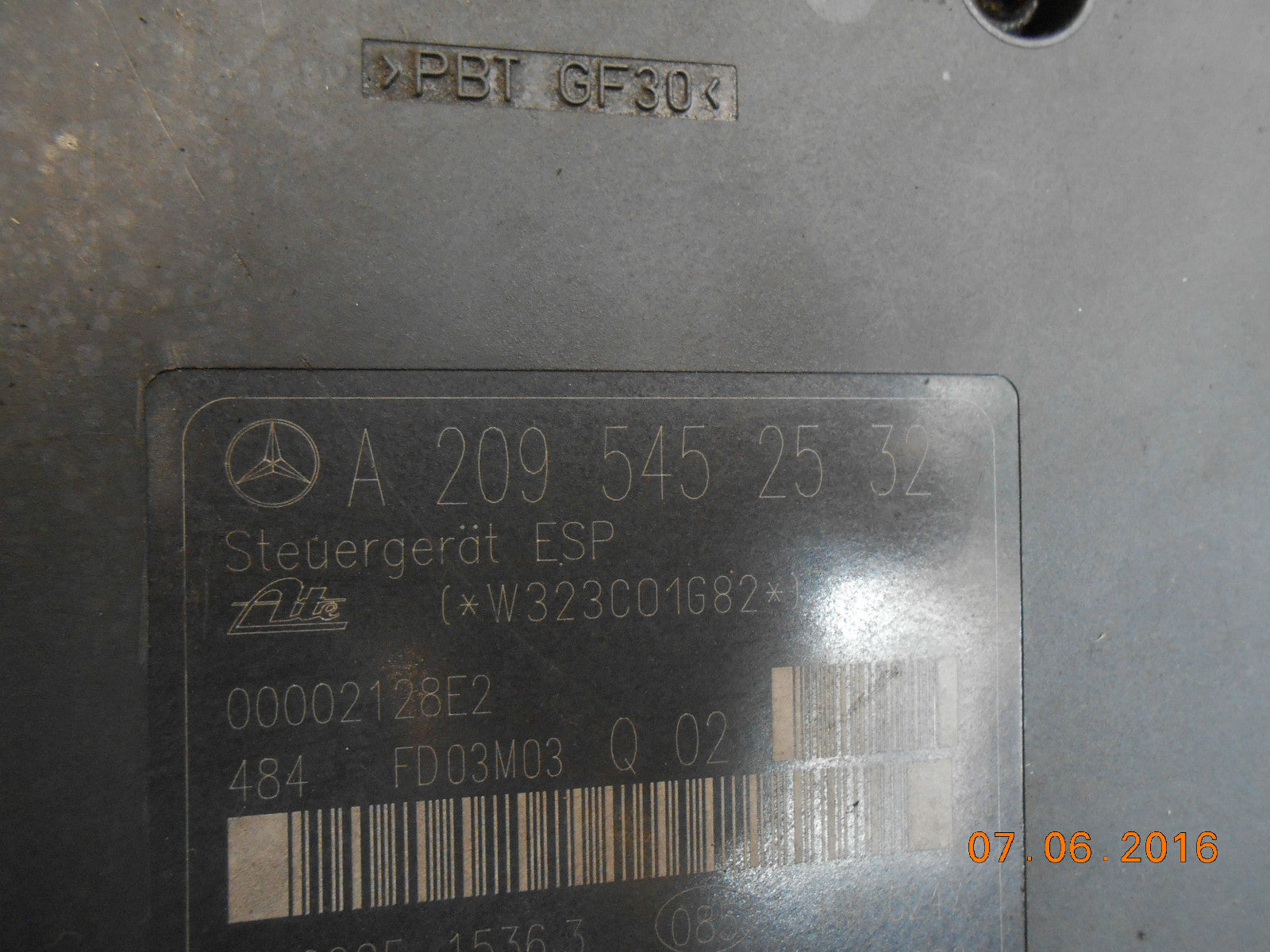 MERCEDES C CLASS S203 2003 C180 ABS BRAKE PUMP & CONTROLLER MODULE A2034310812