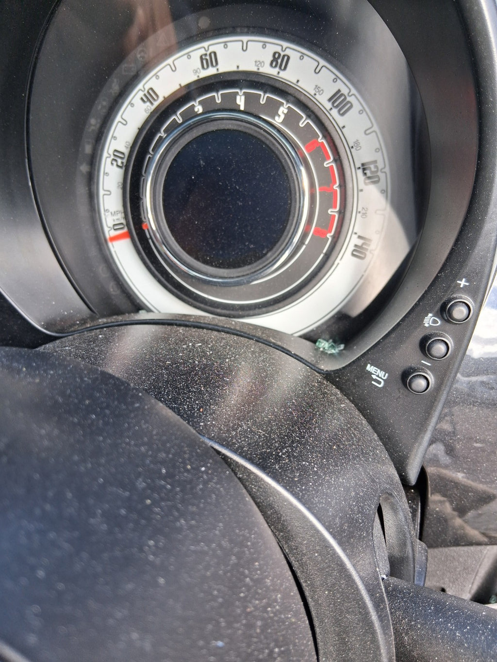 2025 FIAT 500 MHEV 1.0 PETROL DIGITAL ANALOG SPEEDOMETER INSTRUMENT CLUSTER
