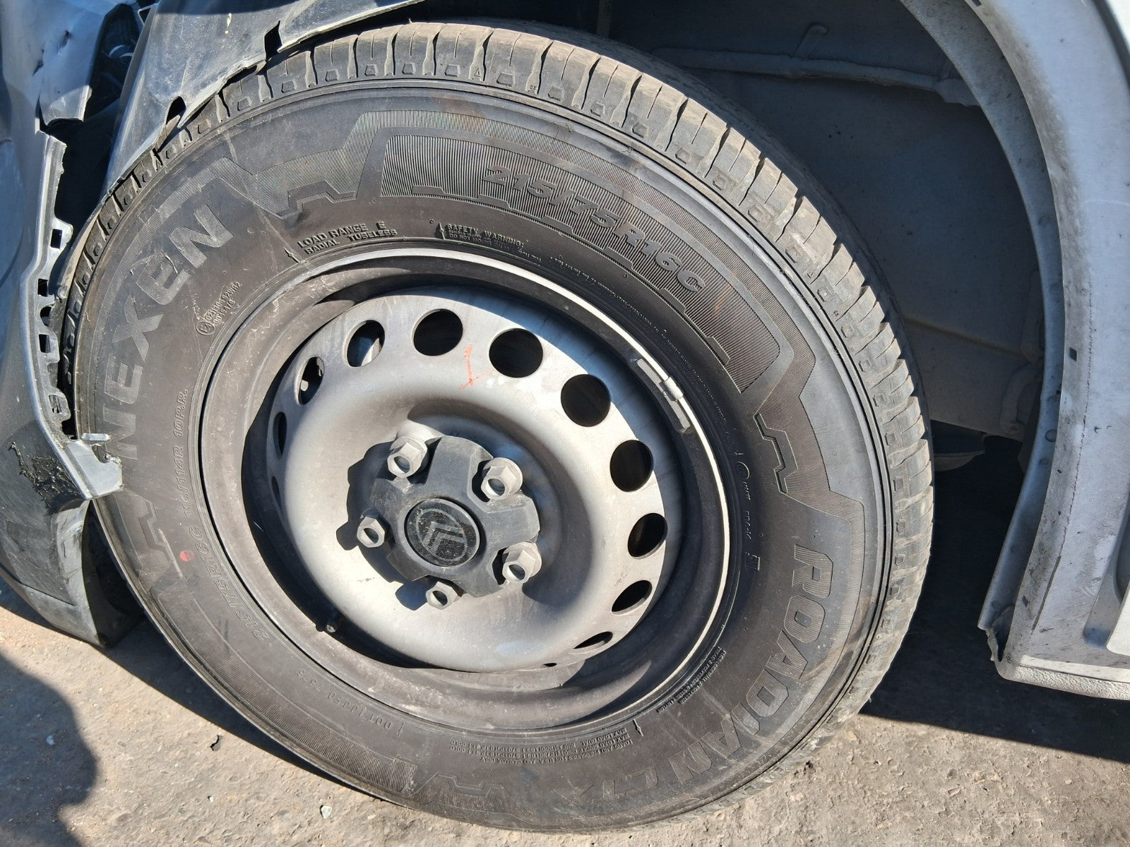2025 CITROEN RELAY MK3 16 INCH STEEL WHEEL WITH TYRE 215/75R16C REF 1
