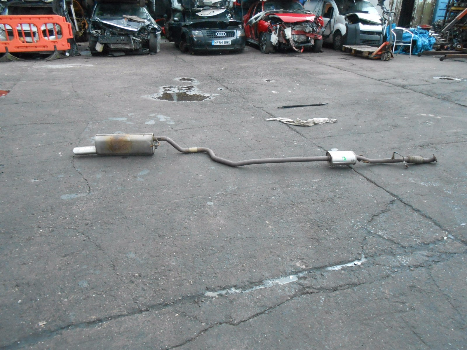 VAUXHALL CORSA E (MK4) 2016 1.2 EXHAUST FLEXI CENTER BOX BACK BOX 13263395