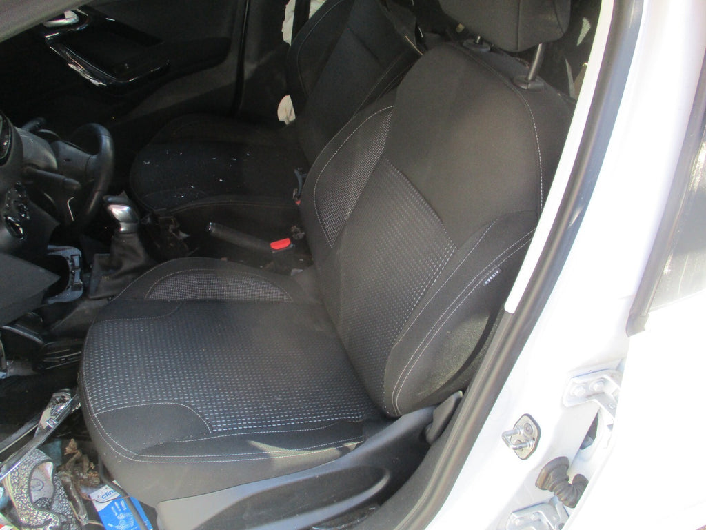 PEUGEOT 208 2017 NS PASSENGER SIDE FRONT COMPLETE SEAT FABRIC
