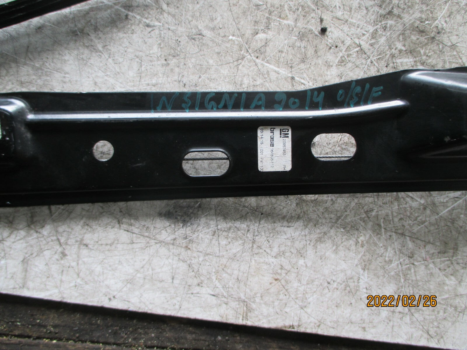VAUXHALL INSIGNIA 2014 MK1 OSF FRONT DRIVER SIDE WINDOW REGULATOR MOTOR 20952453