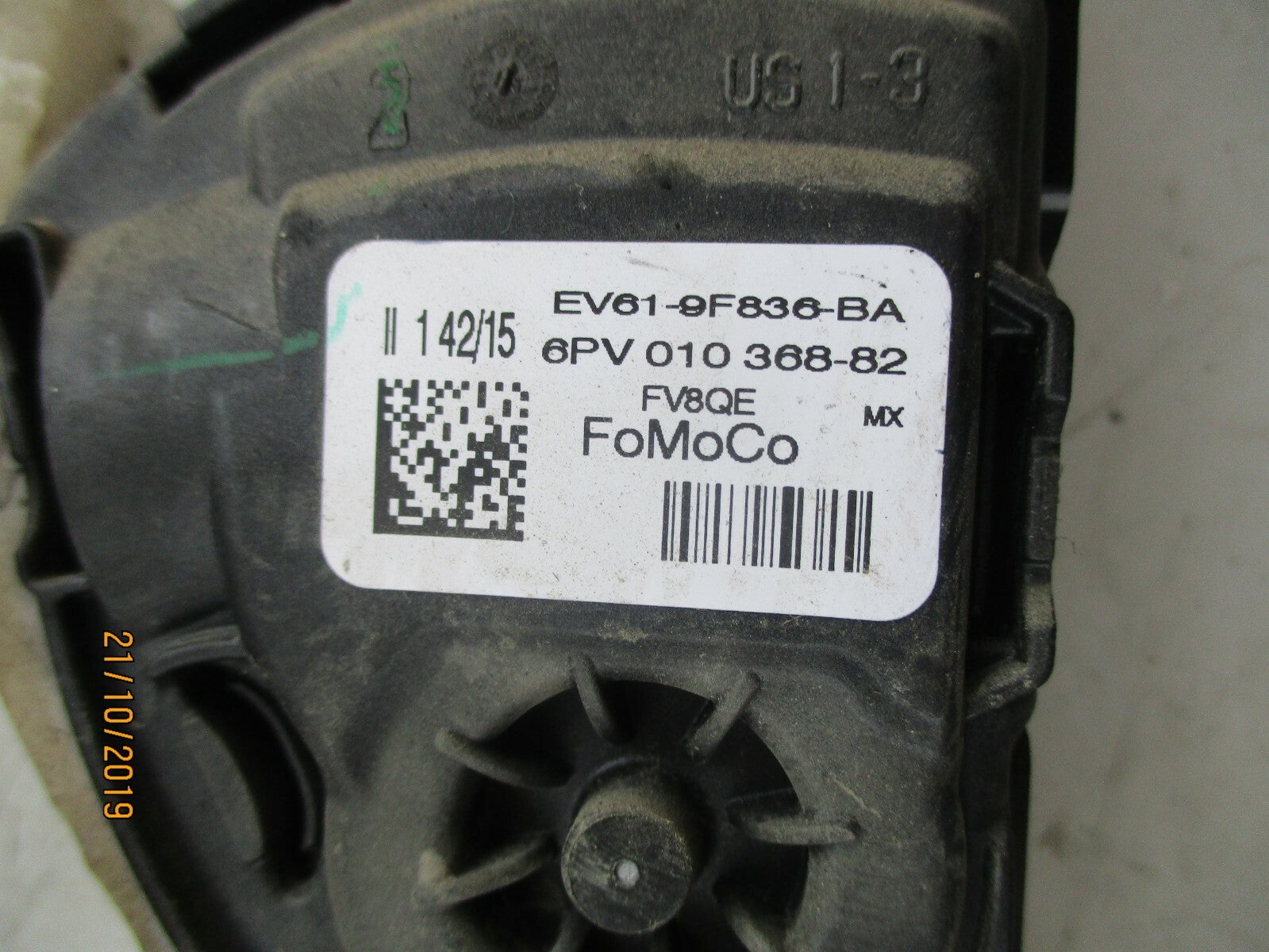 FORD FOCUS MK3 ELECTRIC ACCELERATOR PEDAL EV619F836BA