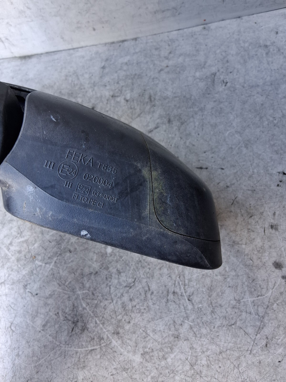 2015 PEUGEOT BIPPER NSF PASSENGER SIDE FRONT MANUAL WING MIRROR 735460572