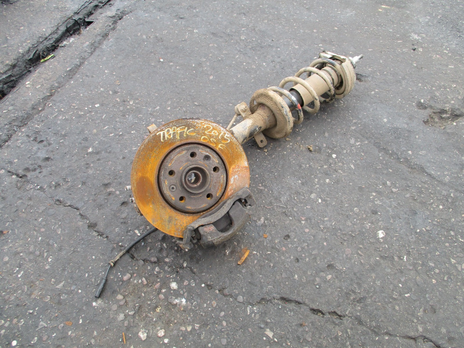 2015 RENAULT TRAFIC X82 MK2 1.6 DIESEL MANUAL OS DRIVER SIDE LEG SHOCK CALIPER
