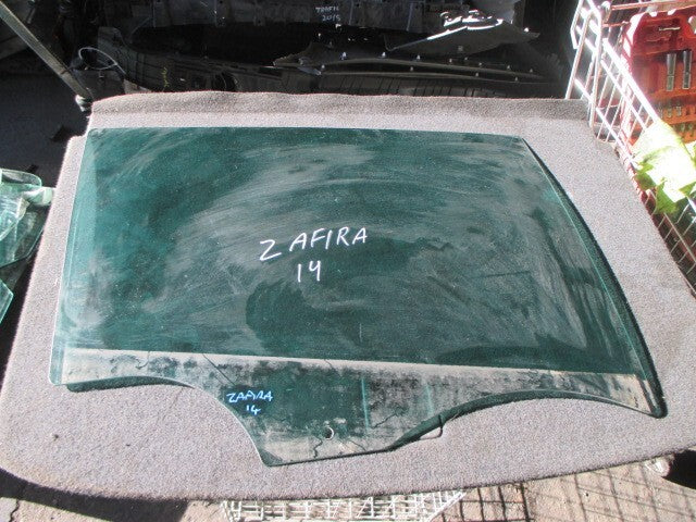2014 VAUXHALL ZAFIRA C OS DRIVER SIDE WINDOW GLASS