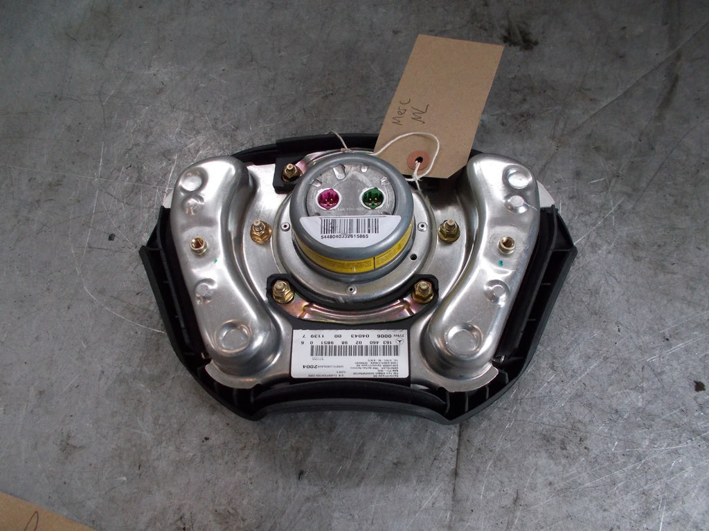 MERCEDES BENZ ML 2003 STEERING WHEEL AIRBAG 16346002989