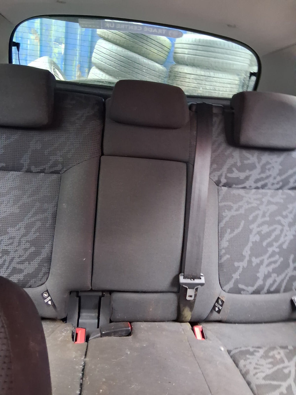 2012 PEUGEOT 3008 MK1 REAR BACK SEAT CENTER CONSOLE BENCH SEAT COMPLETE FABRIC