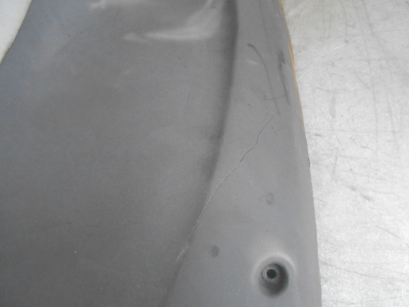 PEUGEOT LOOXOR 100 2001 FRONT INNER PLASTIC FAIRING SHIELD GREY 1174155000
