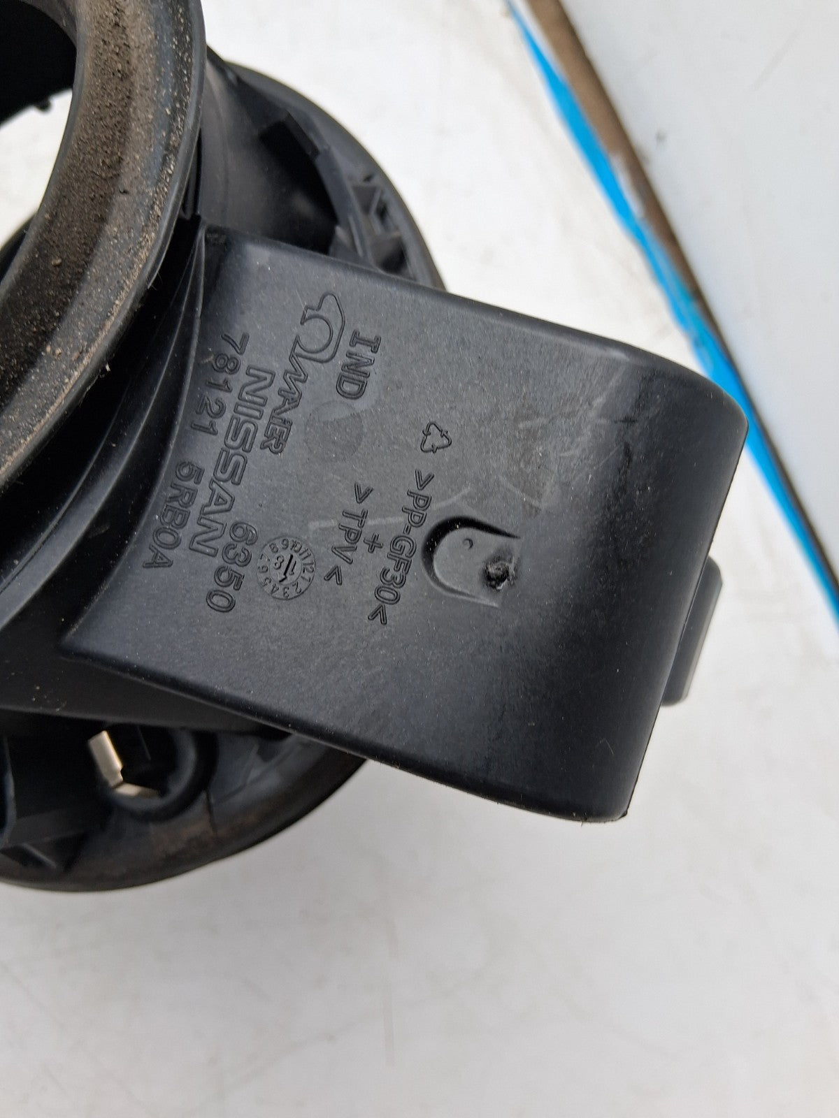 NISSAN MICRA K14 2017 FUEL FILLER FLAP GREY