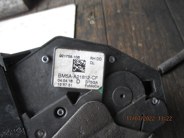 FORD FOCUS MK3 2016 OSF DRIVER SIDE FRONT DOOR LOCK MECHANISM BM5AA21812CF