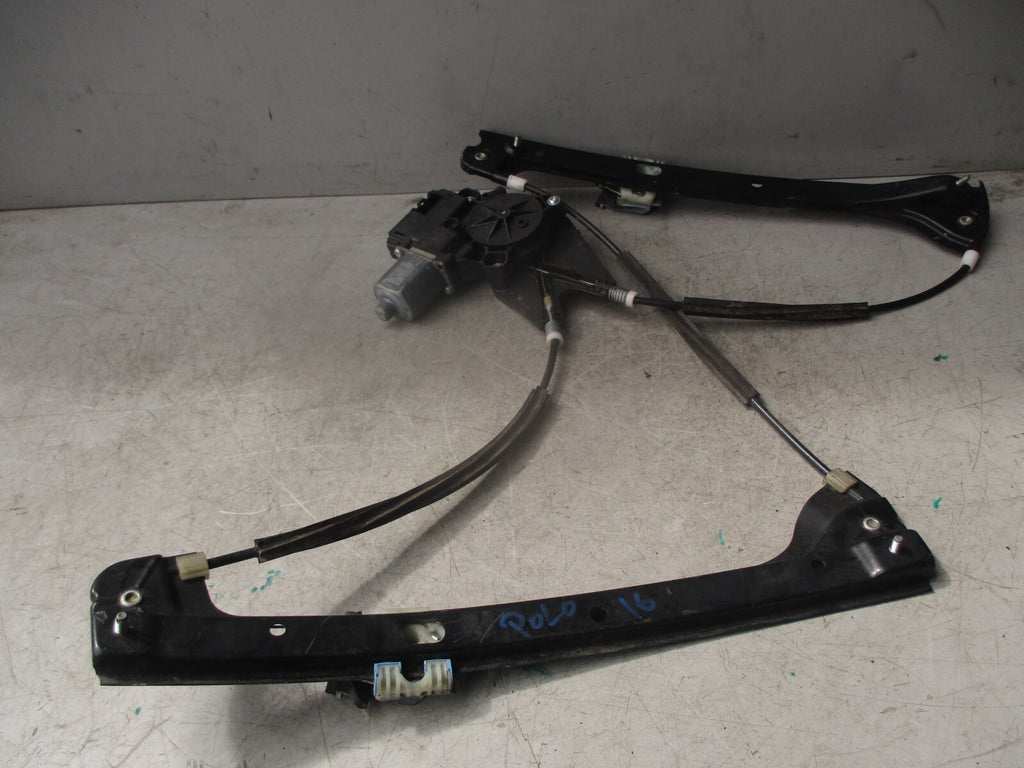 2016 VW POLO 6R MK5 NSR PASSENGER SIDE REAR WINDOW MOTOR & REGULATOR 6R0959801BB