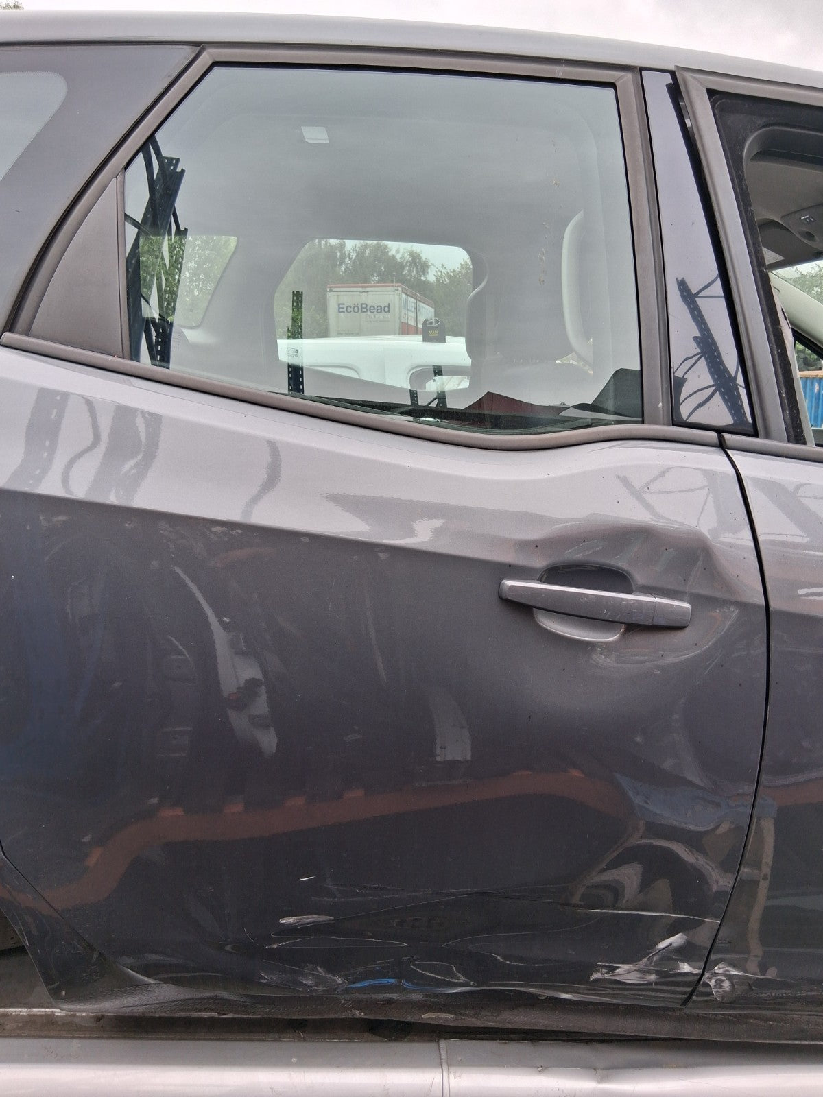 2017 VAUXHALL MERIVA B MK2 OSR DRIVER SIDE REAR RIGHT BARE DOOR GREY Z195