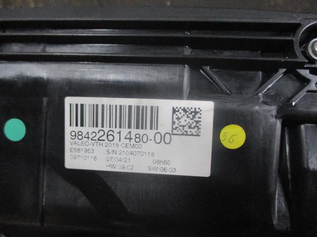 CITROEN C4 MK3 2021 1.2 PETROL HEAD UP DISPLAY 9842261480