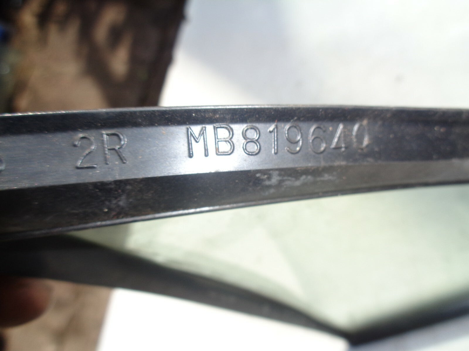 MITSUBISHI EVO 3 1996 2.0 T OSR DRIVER SIDE REAR QUARTER GLASS