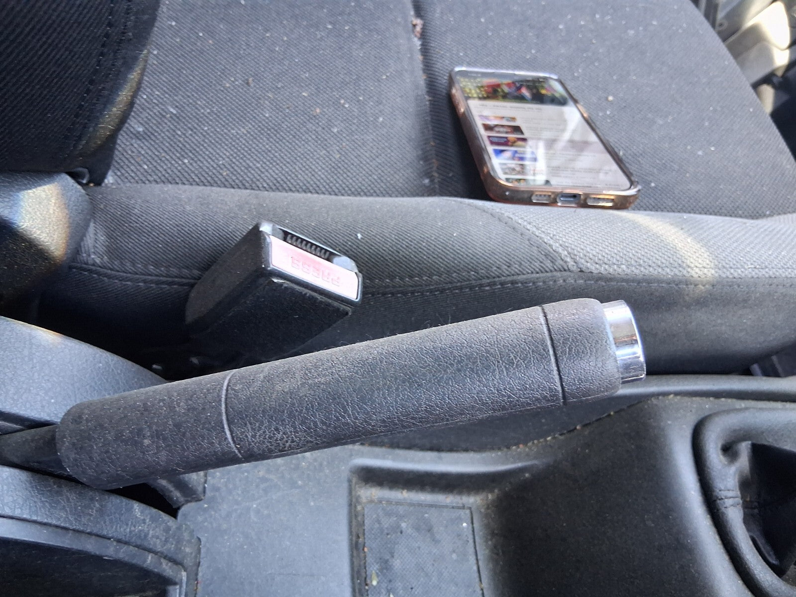 2009 PEUGEOT 207 MANUAL HANDBRAKE PARKING BRAKE LEVER MECHANISM