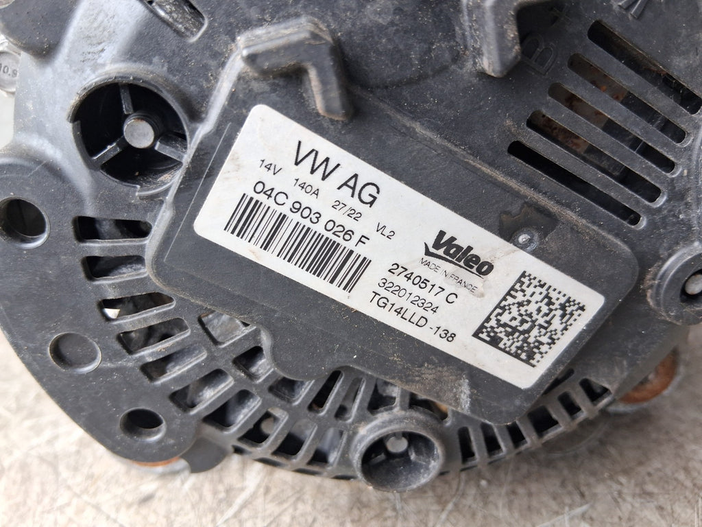 2021 VOLKSWAGEN UP CITIGO 1.0 PETROL ALTERNATOR 04C903026F