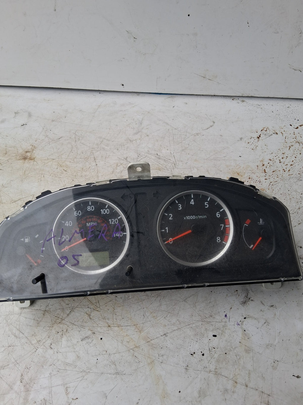 2005 NISSAN ALMERA INSTRUMENT CLUSTER SPEEDO CLOCK