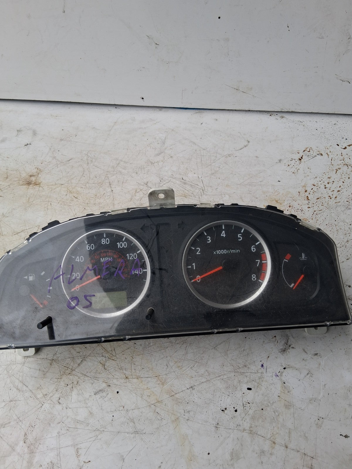 2005 NISSAN ALMERA INSTRUMENT CLUSTER SPEEDO CLOCK
